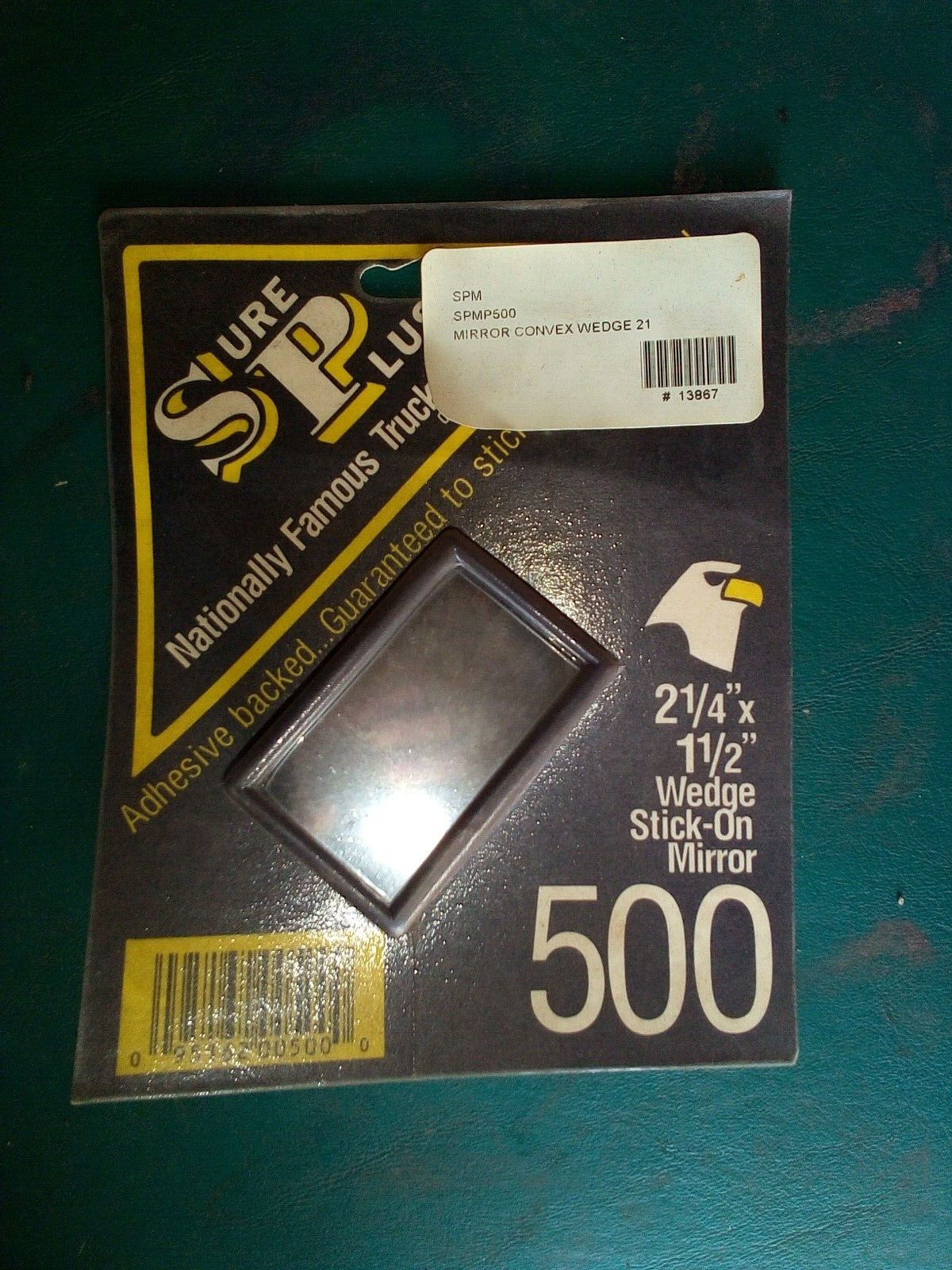 New Sure Plus 500  Wedge Stick-on Mirror Pack of 4