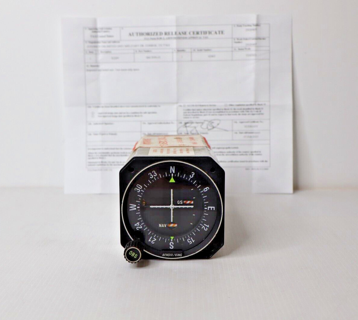Bendix King KI 209 Indicator 066-3056-01 Bench Tested with FAA 8130-3 Form