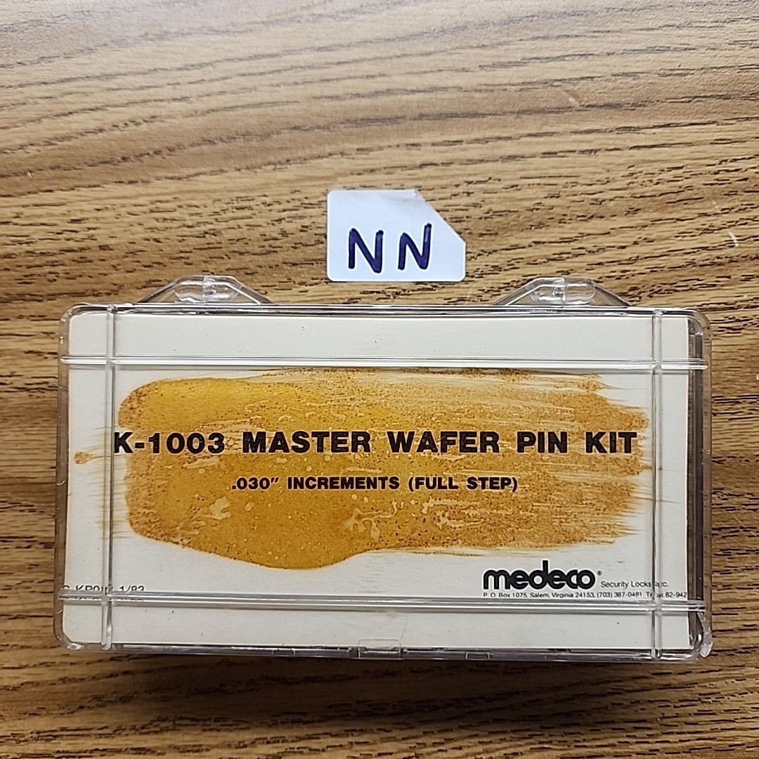 Medeco K-1003 Master Wafer Pin Kit - High Security Locks