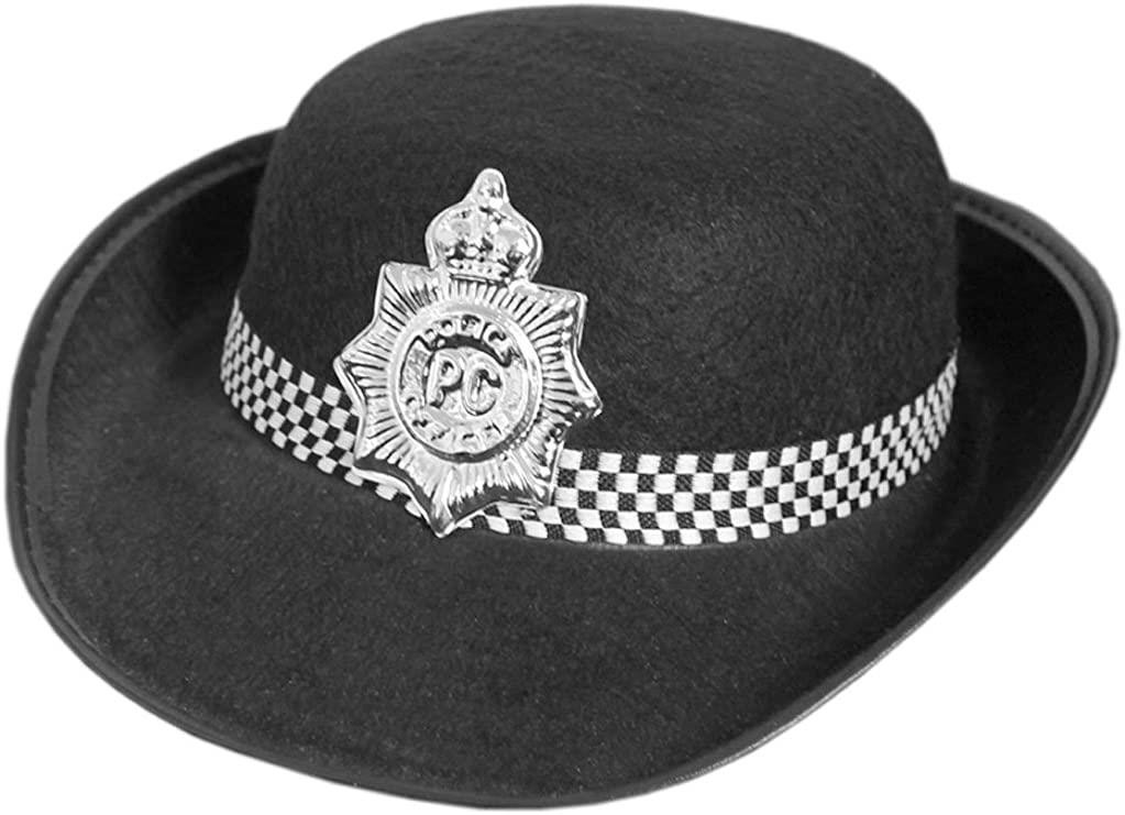 Adult Women's WPC Police Hat Fancy Dress Costume Accessory