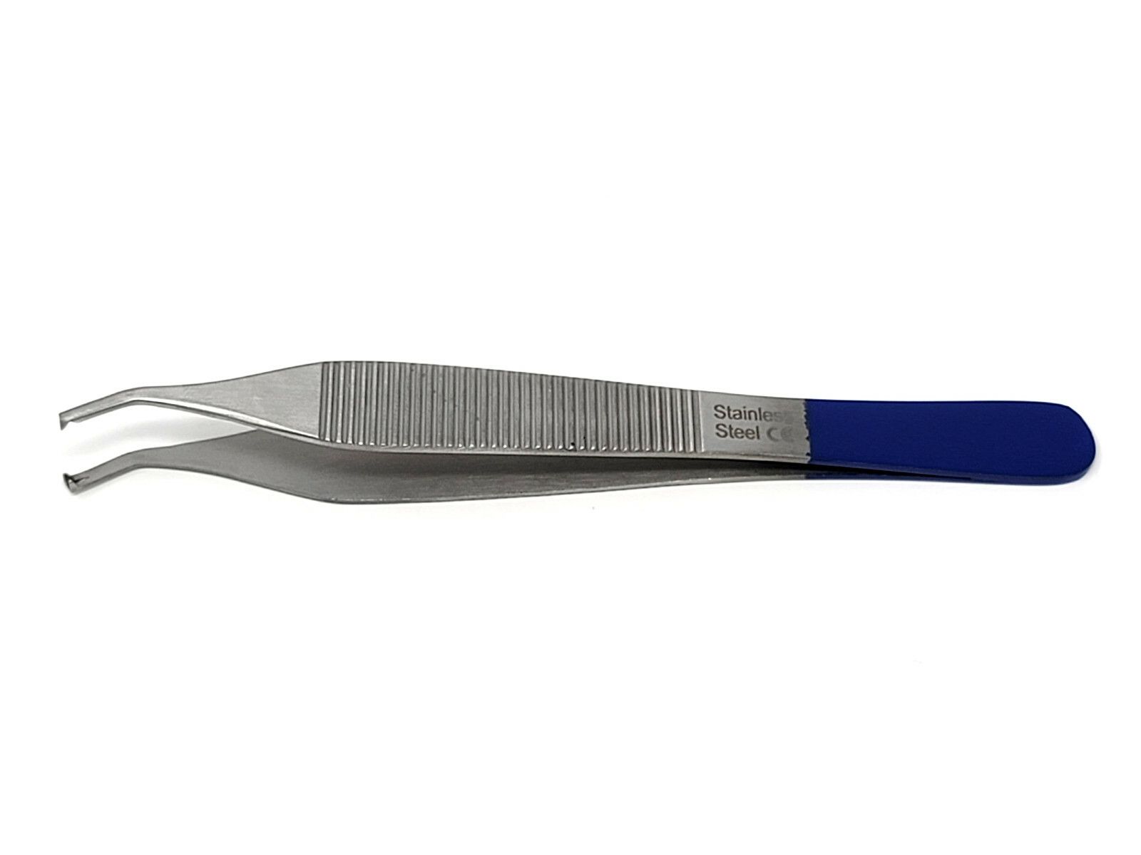 O.R Grade Toothed Angled Adson Kocher Tweezers Tissue Forceps12cm Dressing Plier