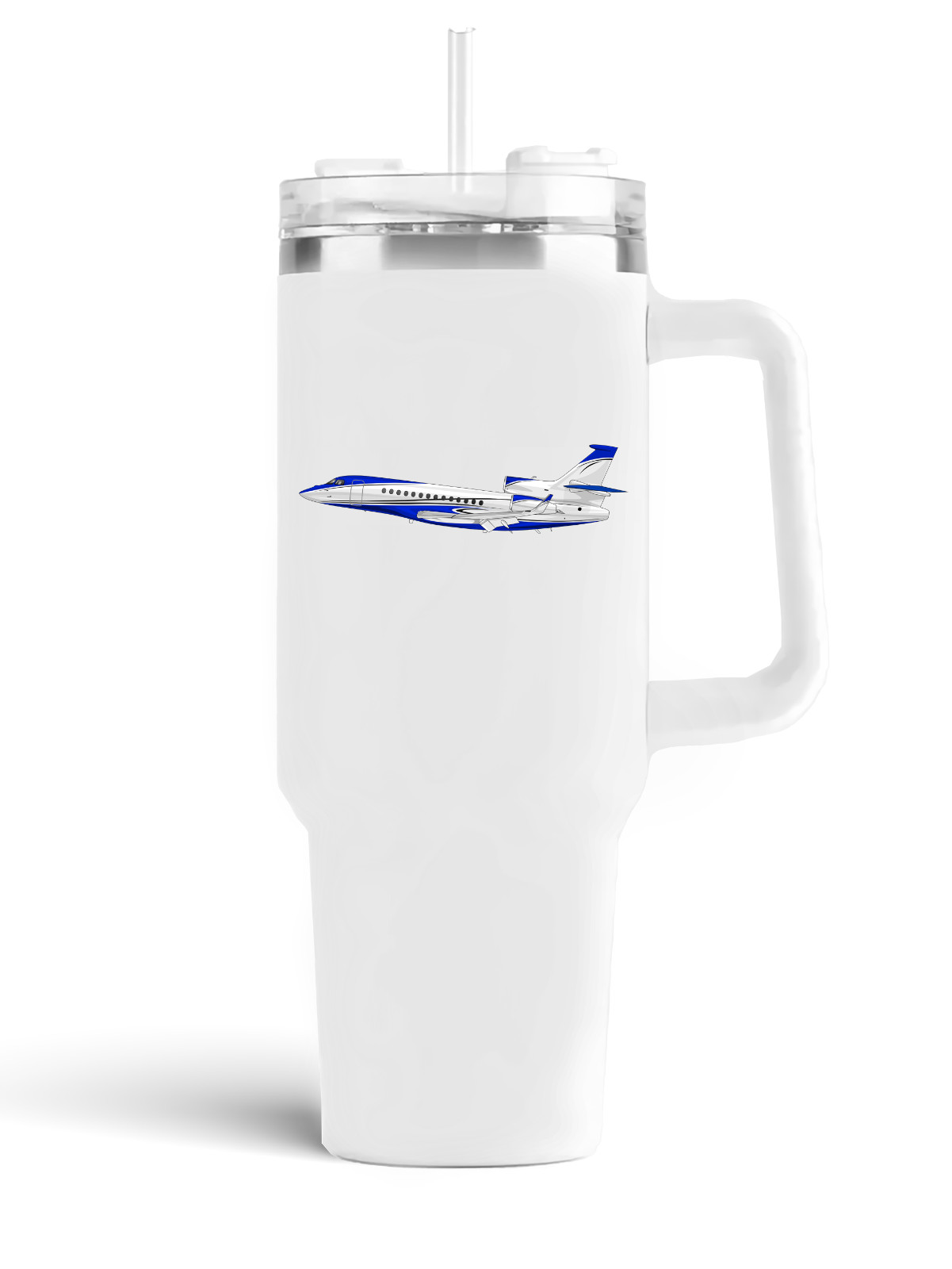 Dassault Falcon 7X Stainless Steel Quencher Tumbler - 40oz.