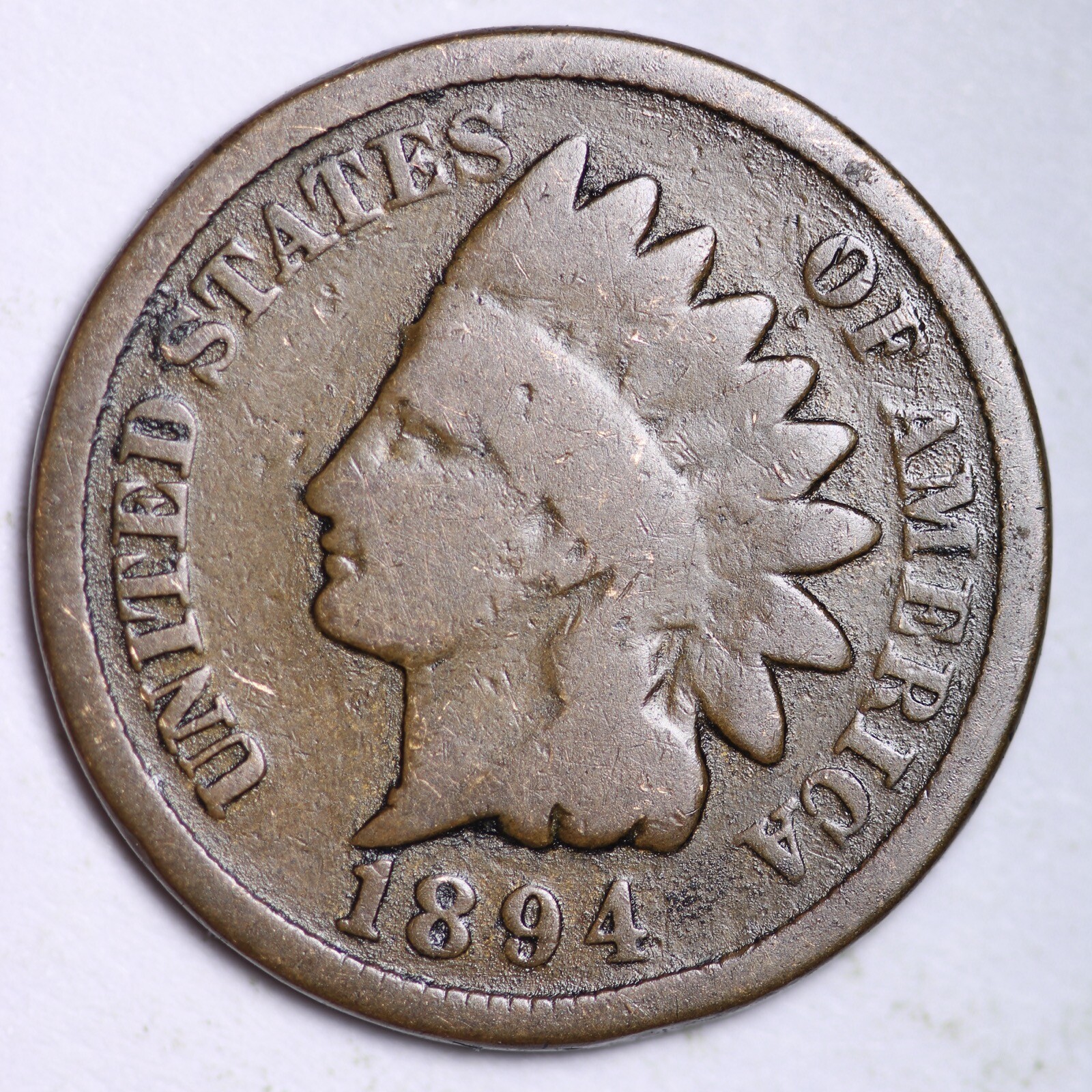 1894 INDIAN HEAD CENT G/VG FREE SHIPPING LOWEST PRICES ON THE BAY