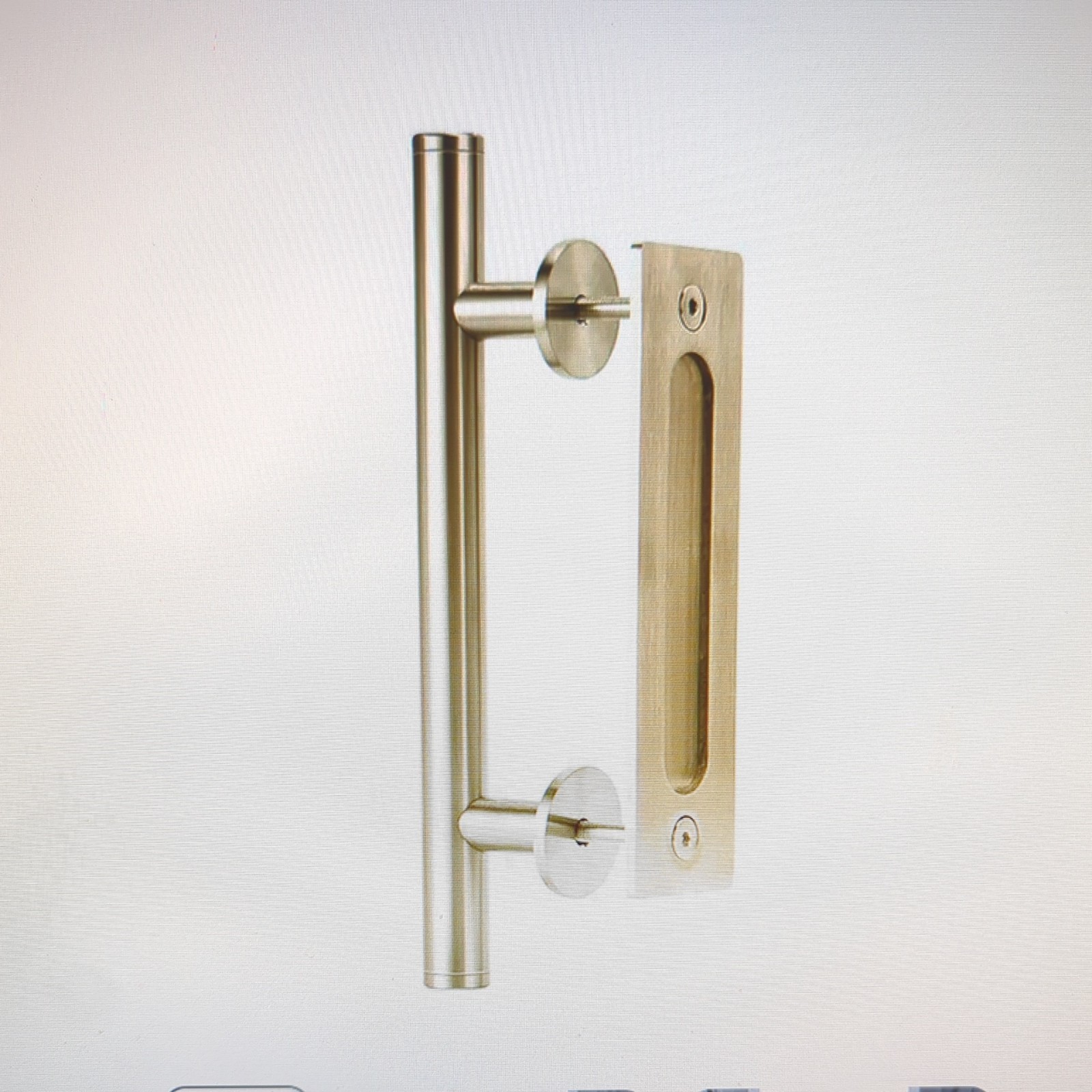 Reliabilt Soft Gold Indoor Single Barn Door Handle 4980571 - New