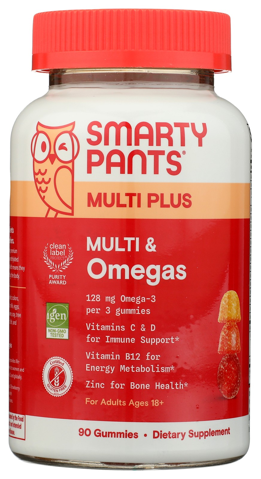 Smarty Pants Multi Plus And Omegas Gummies 90 Count 3 2 Pack