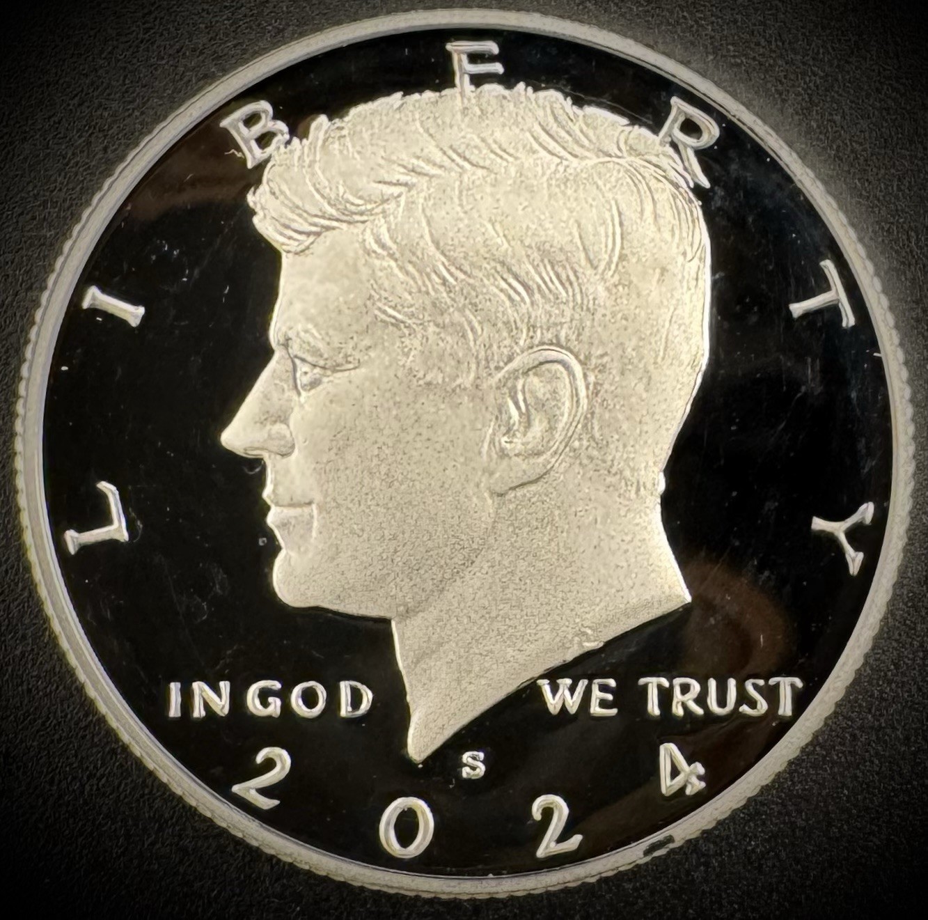 2024-S 99.9% SILVER GEM PROOF Kennedy Half Dollar 50C .999 Fine DEEP ULTRA CAMEO