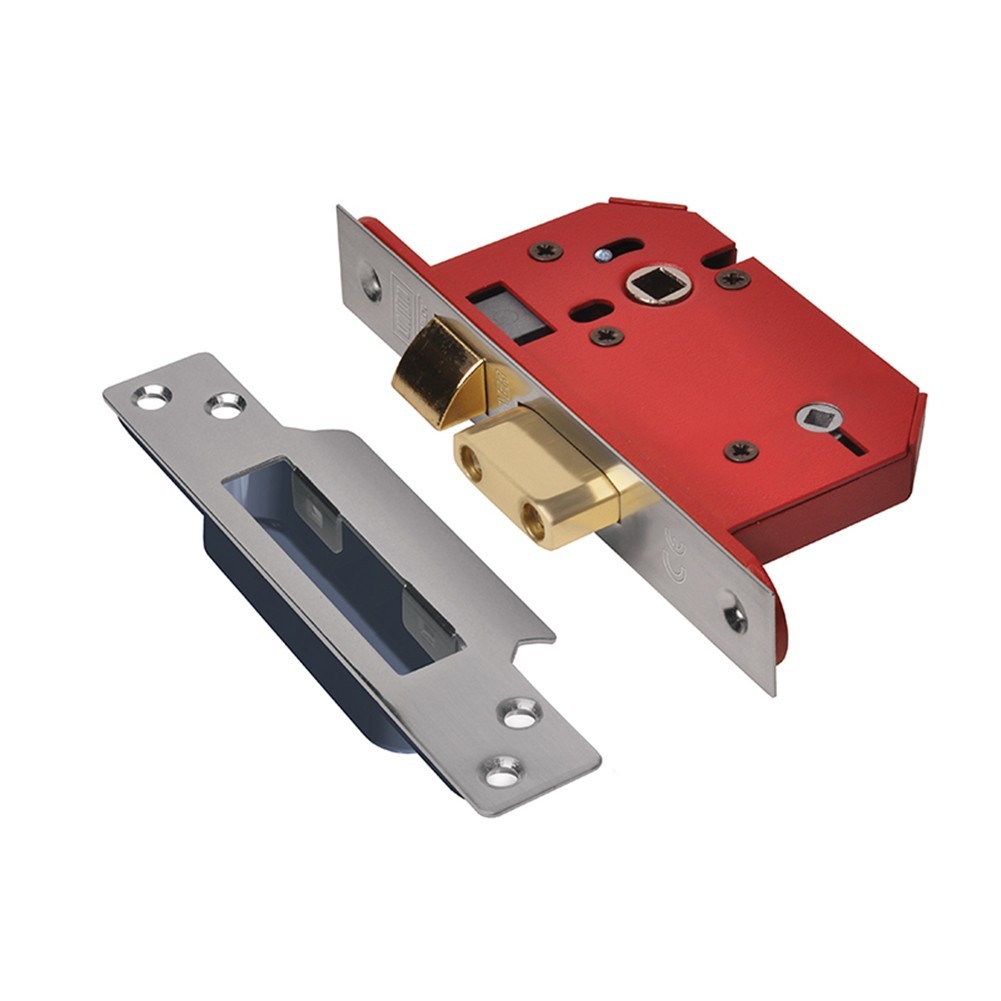 UNION StrongBOLT 22WCS Mortice Bathroom Lock Stainless Steel 68mm 2.5in Visi UN