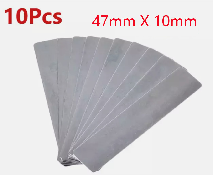 10PCS 47mm x 10mm Air Compressor Reed Valve Plate Pump Head Piston Steel Plate