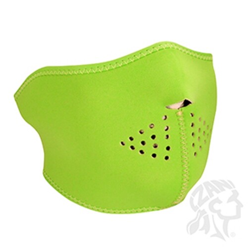 Neon Lime Green Neoprene Half Face Mask Biker Ski Hunter Hunting Hunter Hiker
