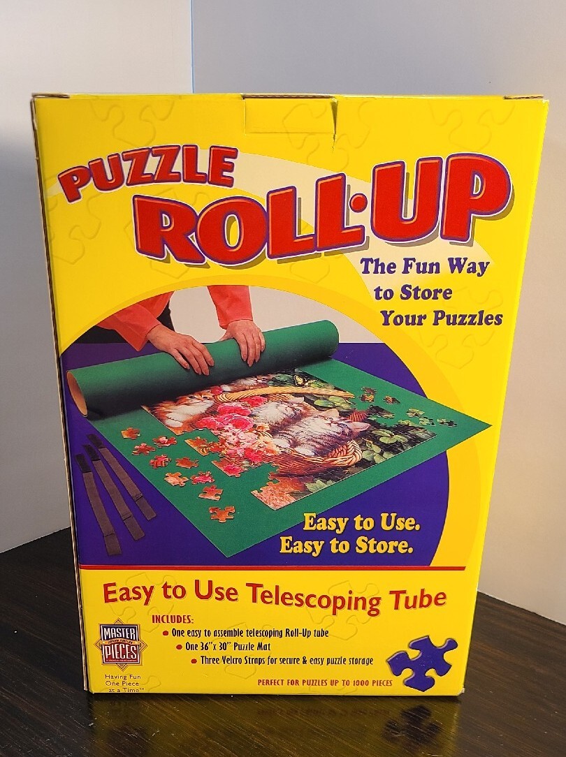 New Master Pieces Puzzle Stow & Go Storage System Roll Up Mat Up to 1000 Pc