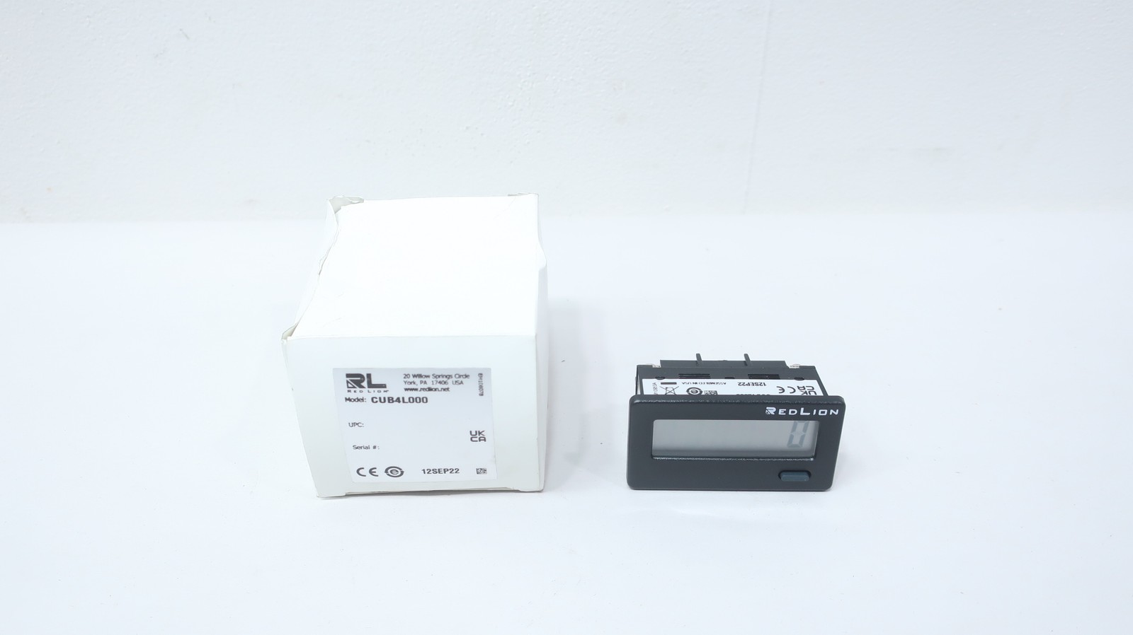 Red Lion CUB4L000 Lcd 6 Digit Counter 9-28v-dc