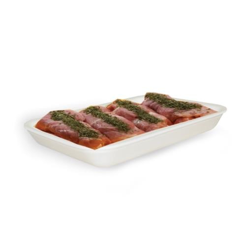 DYNE-A-PAK  20S WHITE FOAM TRAY  8.75X6.5X5/8      500/CS (CASE OF 500)