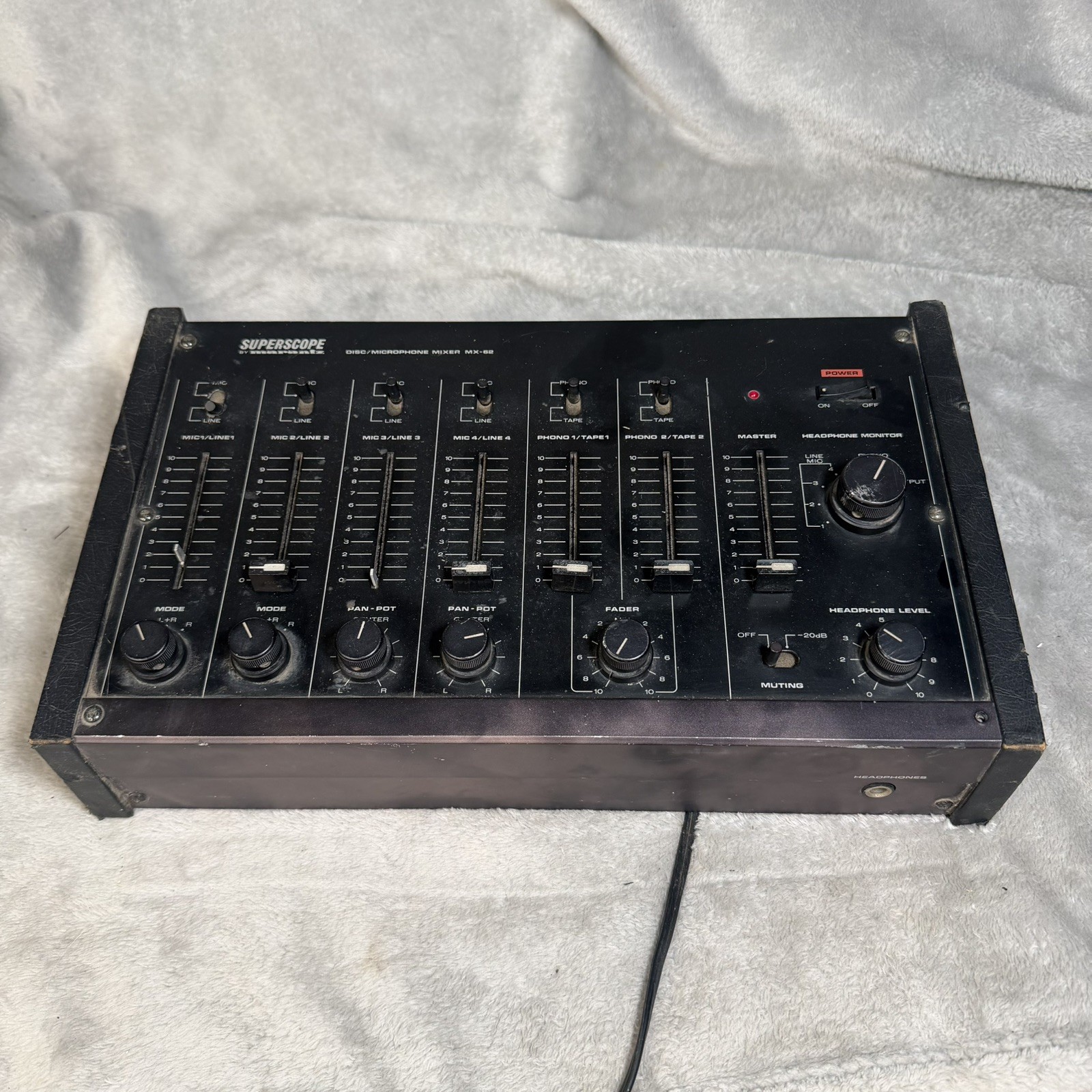 Marantz Superscope MX-62 6 Channel Stereo Microphone Mixer.