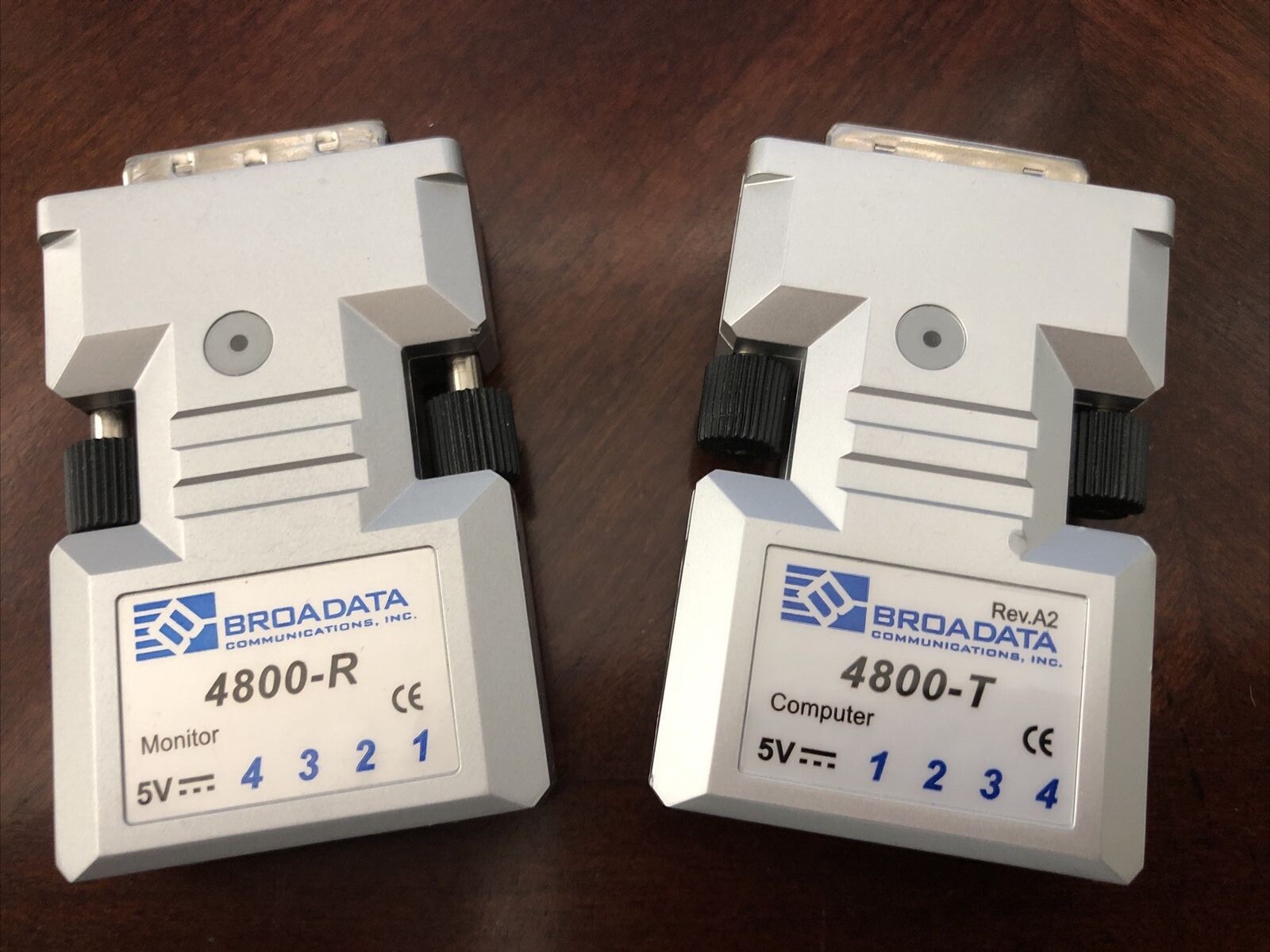 BroadData 4800 Fiber Optic DVI Video Transmission System, (pair) 4-MMF-LC