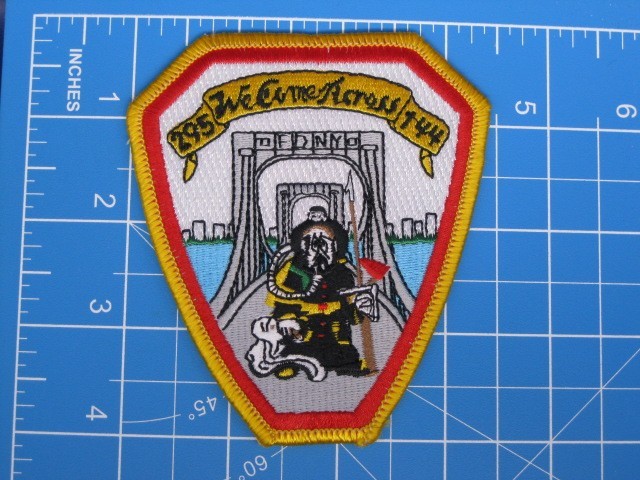 FDNY NYC Fire department Engine 295 We Come Across patch-B
