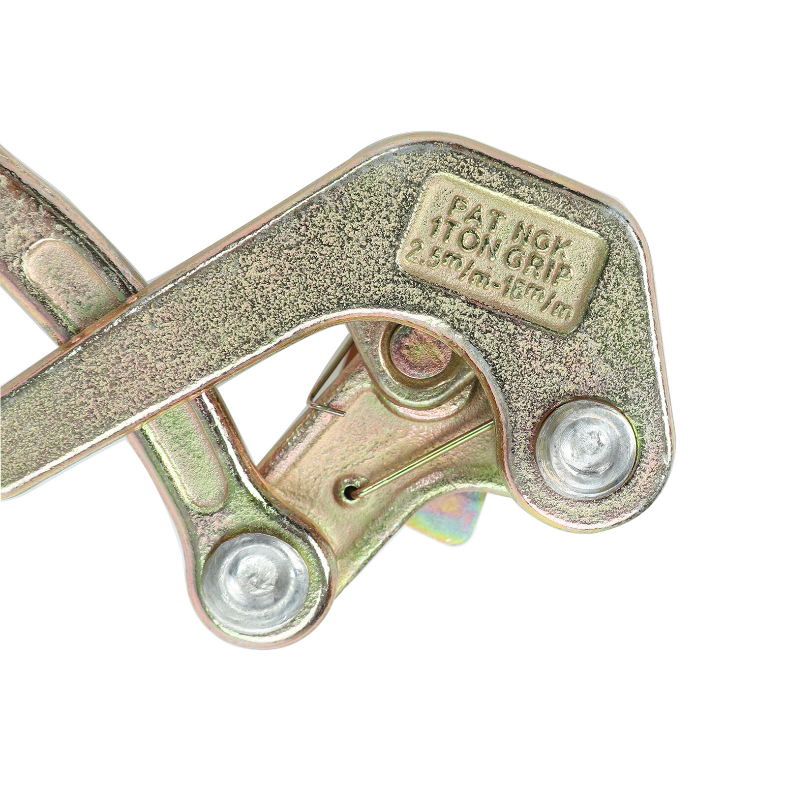 2204 Lbs 1 Ton Cable Wire Rope Haven Grip Pulling Puller Alloy steel Cable Grip