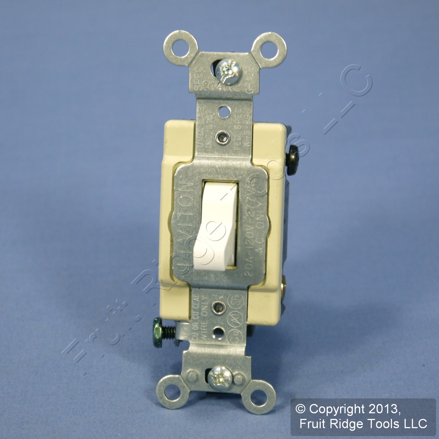 Leviton CSB4-2W White 4-Way Commercial 20A Toggle Wall Light Switch