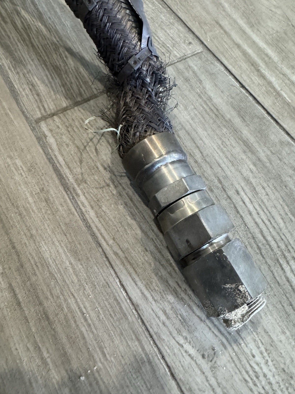 Space X Engine Chill Collection Manifold Hose - Starship Flight 4 Debris