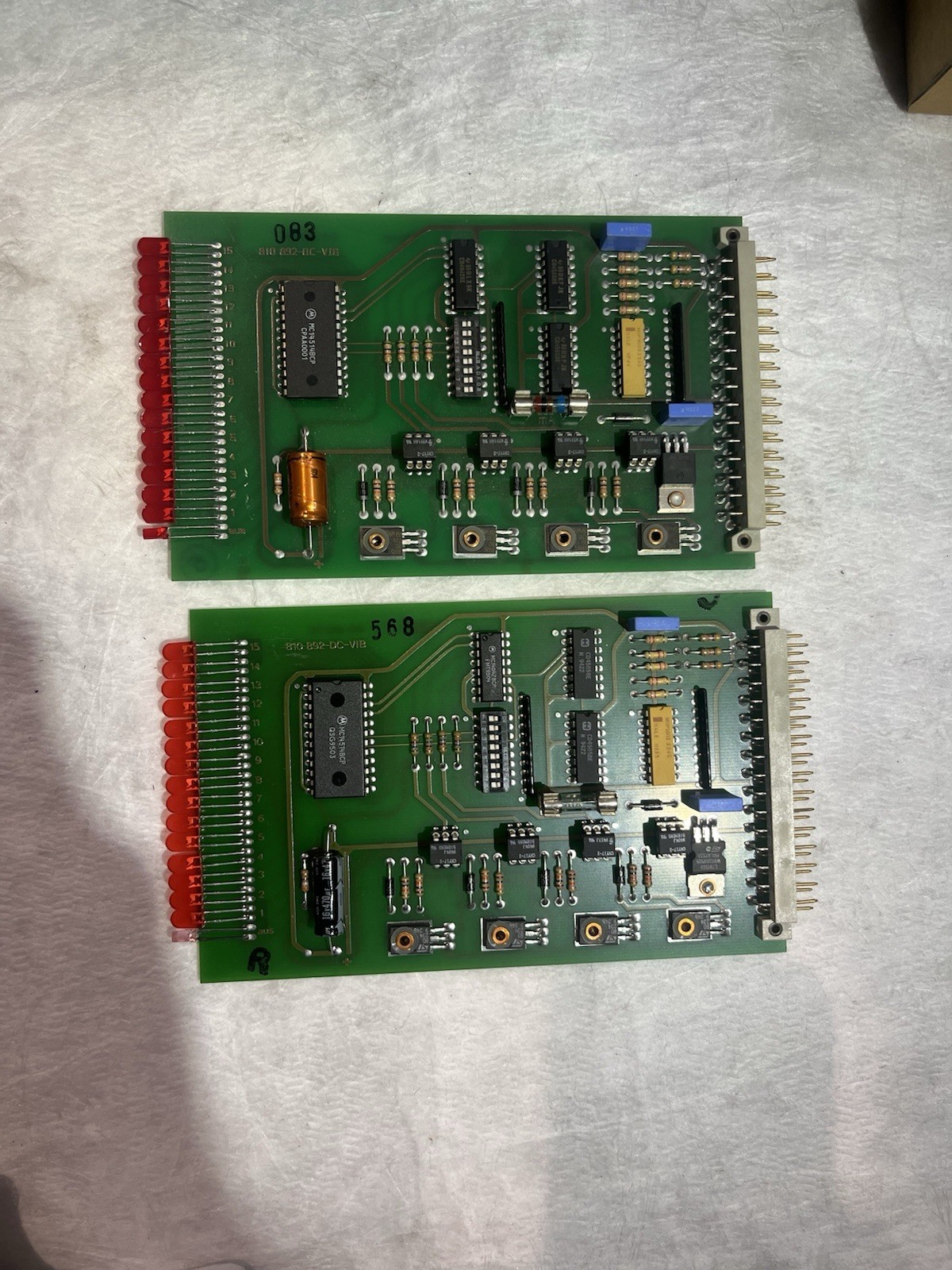 810-892-DC-VIB Electrical Board Lot Of 2