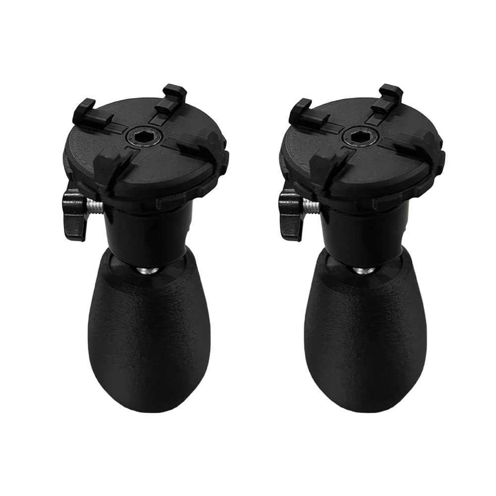 Miniature Paint Handle 2 Pack — 540°Full Rotating Miniature Holder for 20–50m...