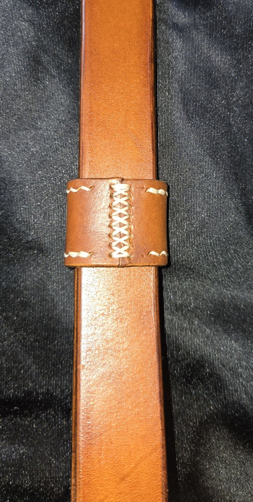 Hand Carved Leather Rifle Sling Padded