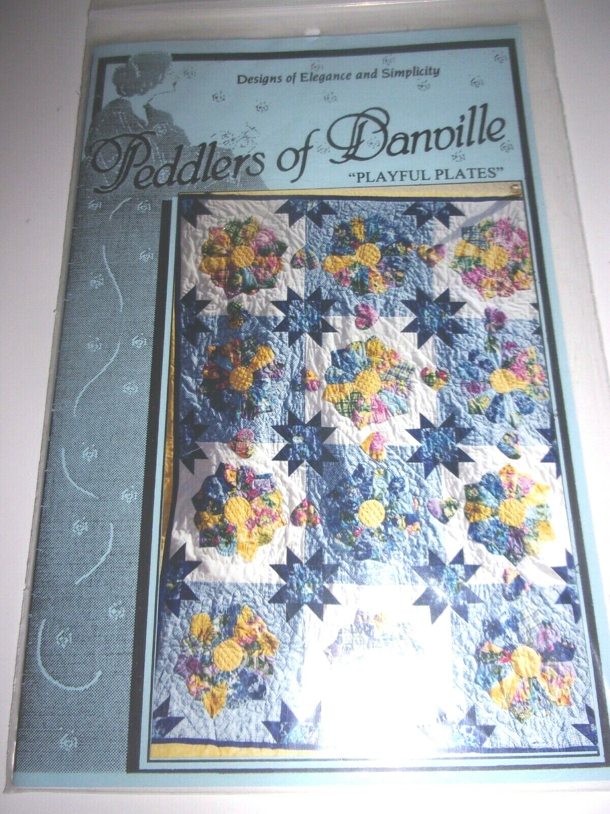 "PLAYFUL PLATES"  QUILT PATTERN BY PEDDLERS OF DANVILLE