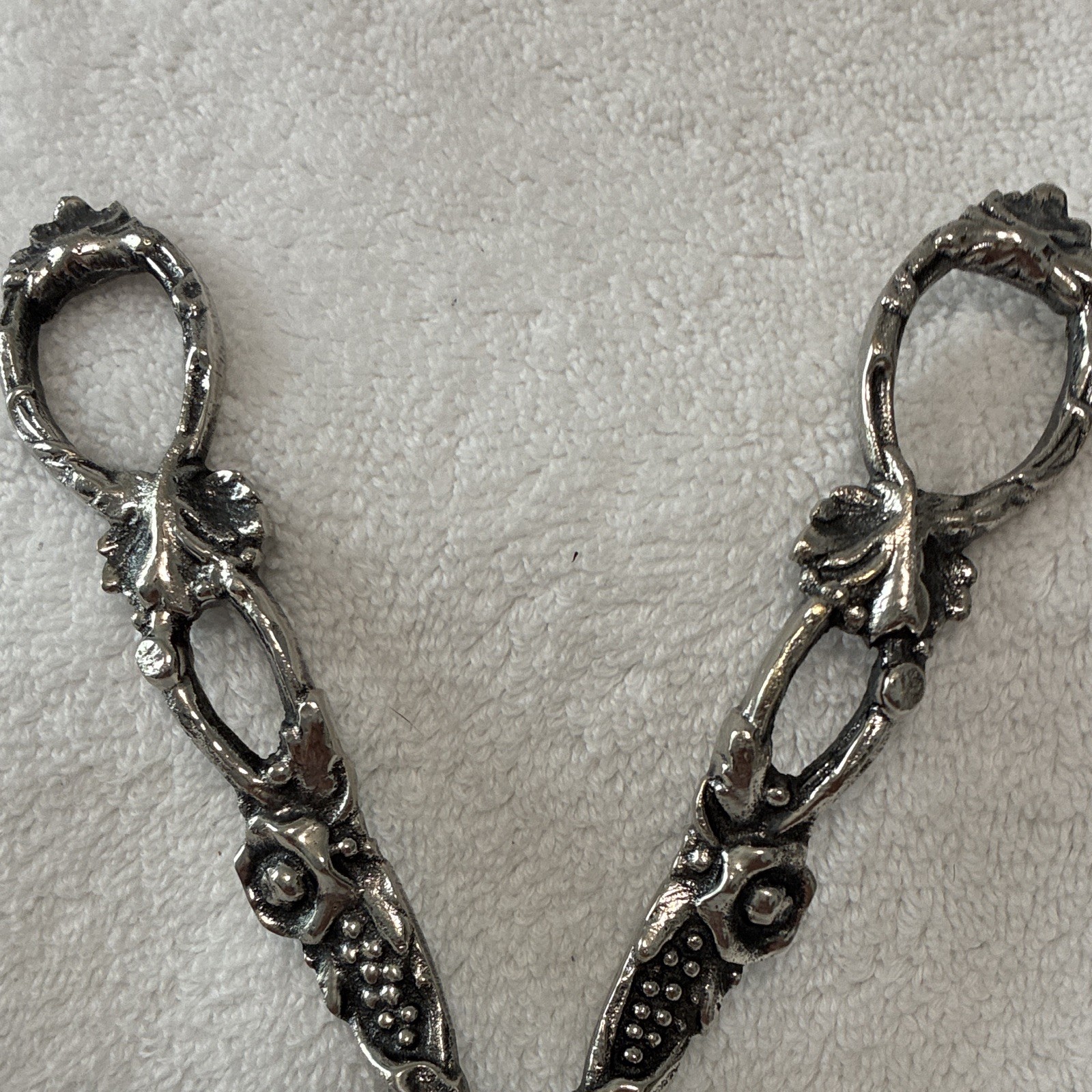 Vintage Silver plated Grape Vine Shears