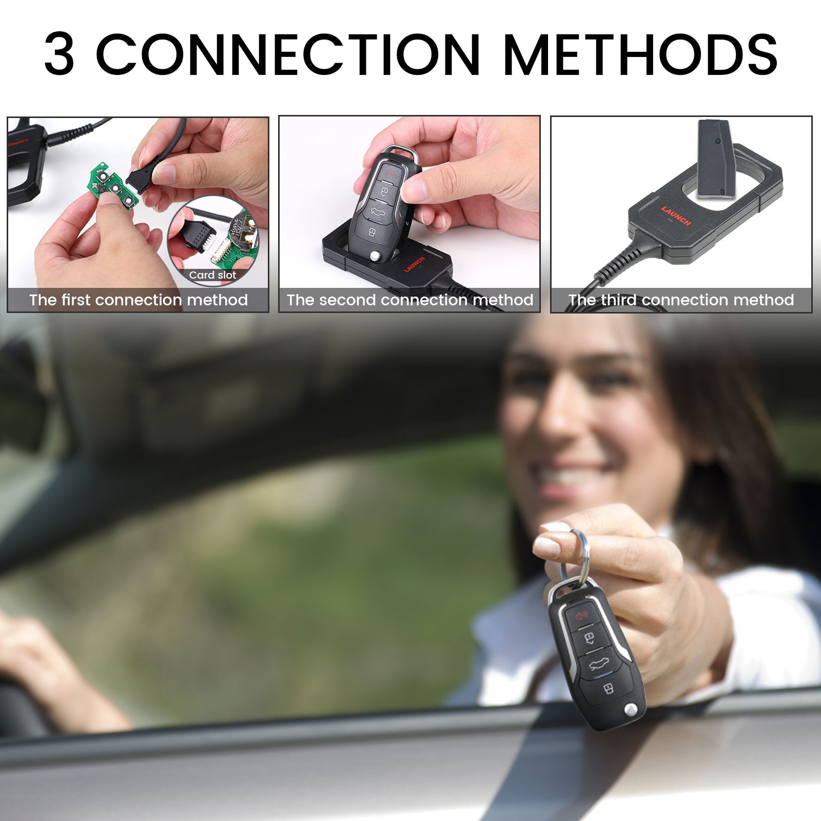 Launch X431 Key Programmer with Super Chip & 4 Sets of Smart Keys