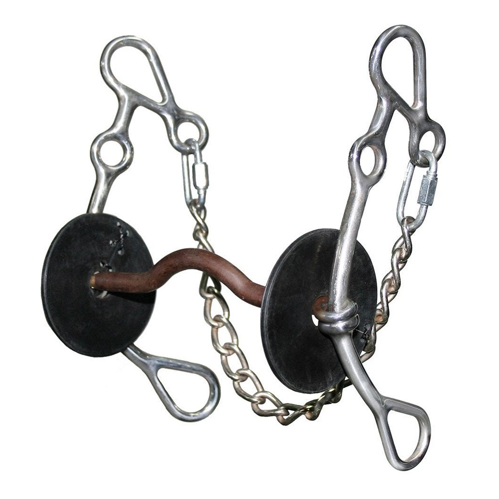 REINSMAN 0113-0000 Josey Go-Around 7 5/8" Cheeks & 5" Mouth Stage C Smooth Bit