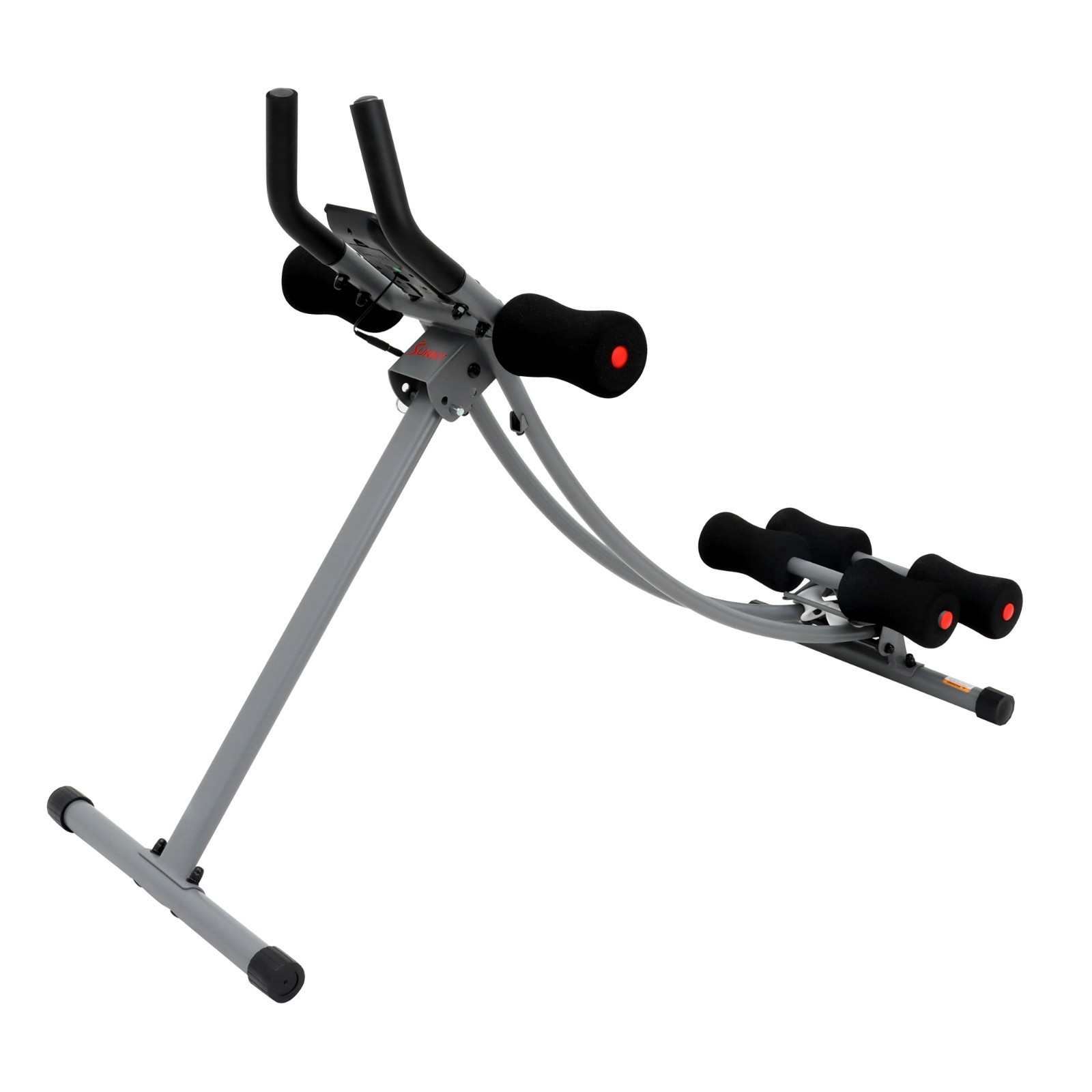 Ab Abdominal Exercise Machine Roller Waist Trainer with Elbow Support Foldable
