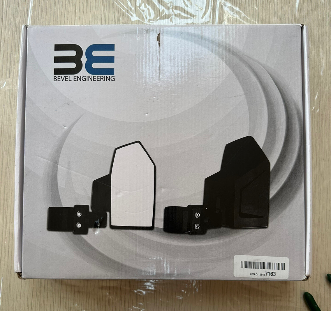 Quad  Side View Mirror Kit Side By Side- Can-Am, Honda, Universal Bevel