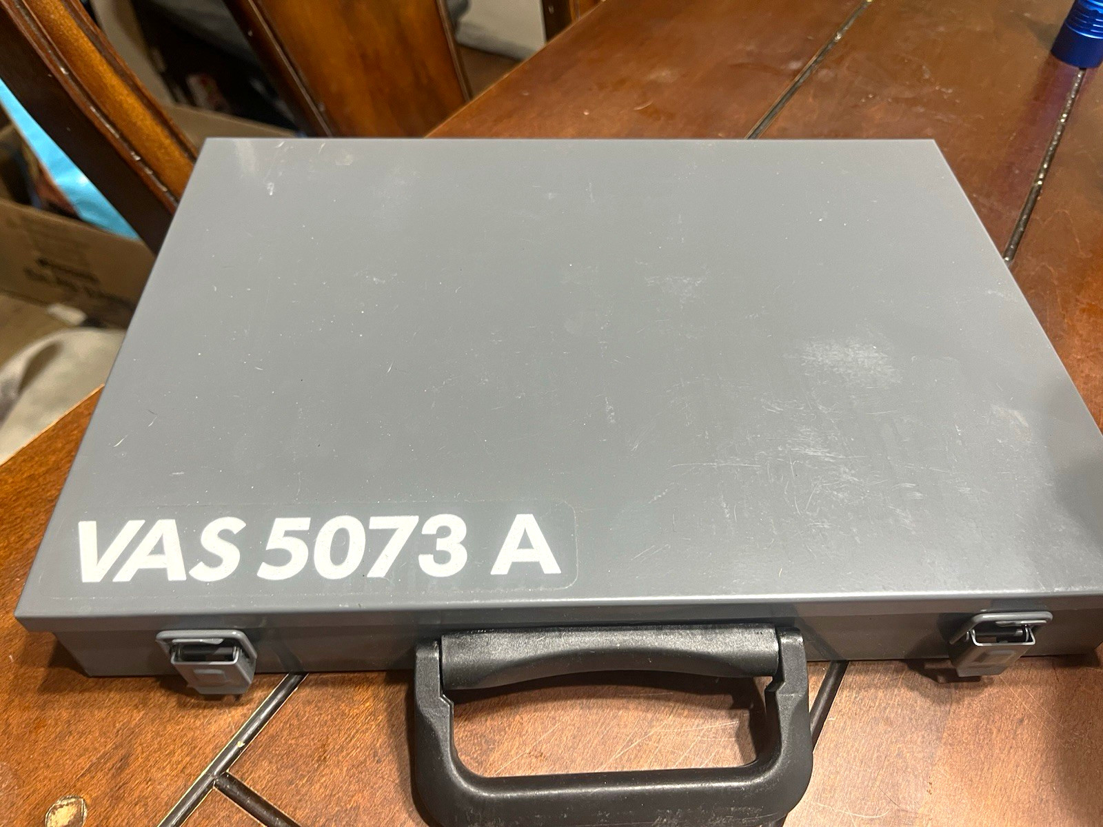 POP VAS 5073 A Hand Riveter Kit M4-M8 w/ Mandrels, Case & Manual 8pc