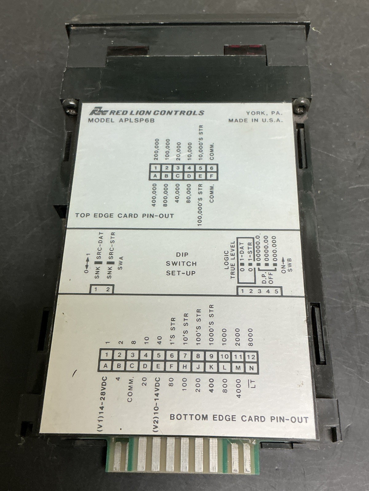 Red Lion Controls APLSP6B/APLSP6B0