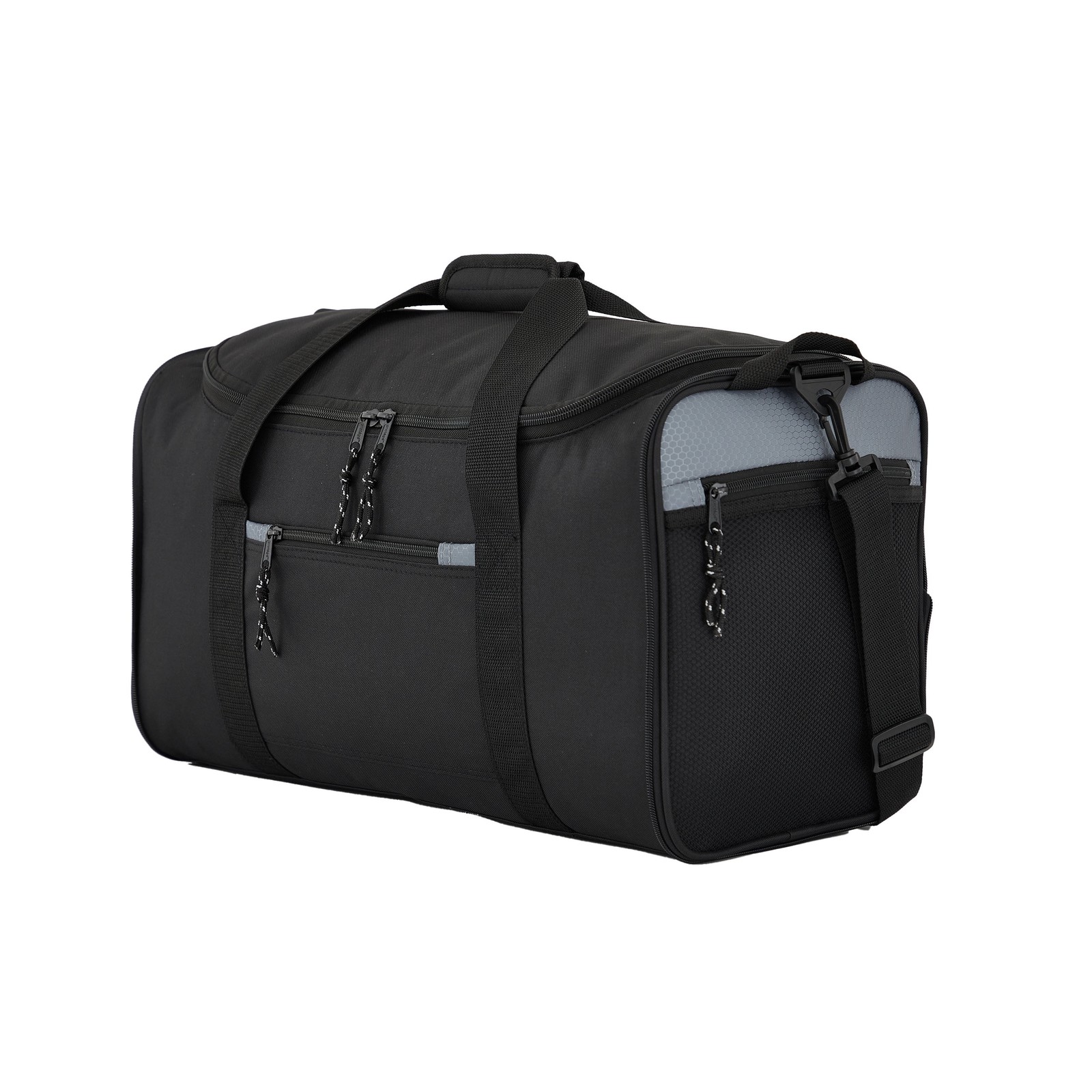 Protege 20 in Collapsible Sport Duffel Bag, Black - Lightweight for Travel Gym