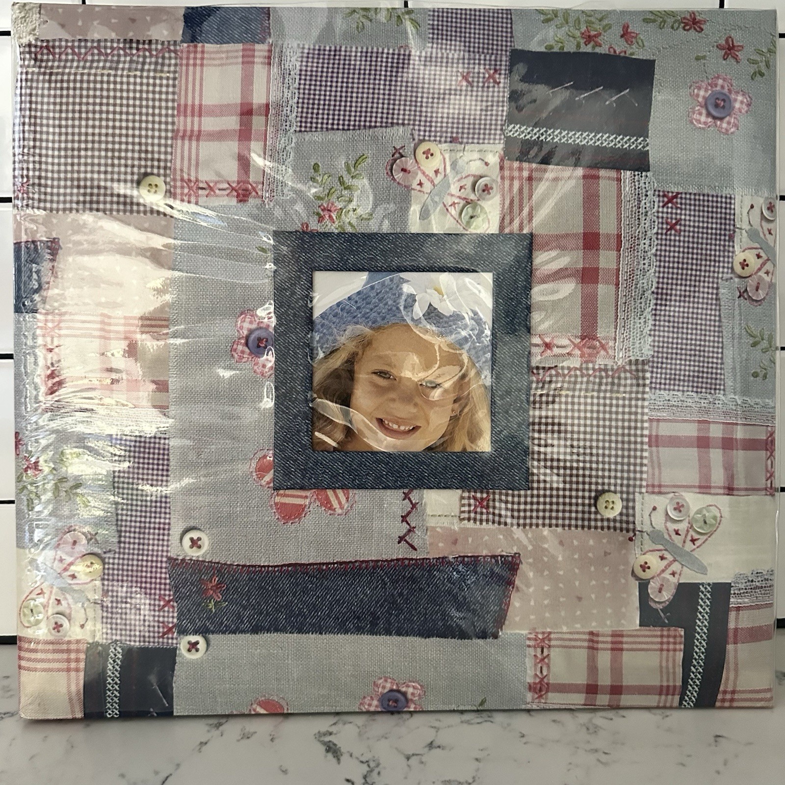 Patchwork Scrapbook Junking Book Country Style 10 Pages Hobby
