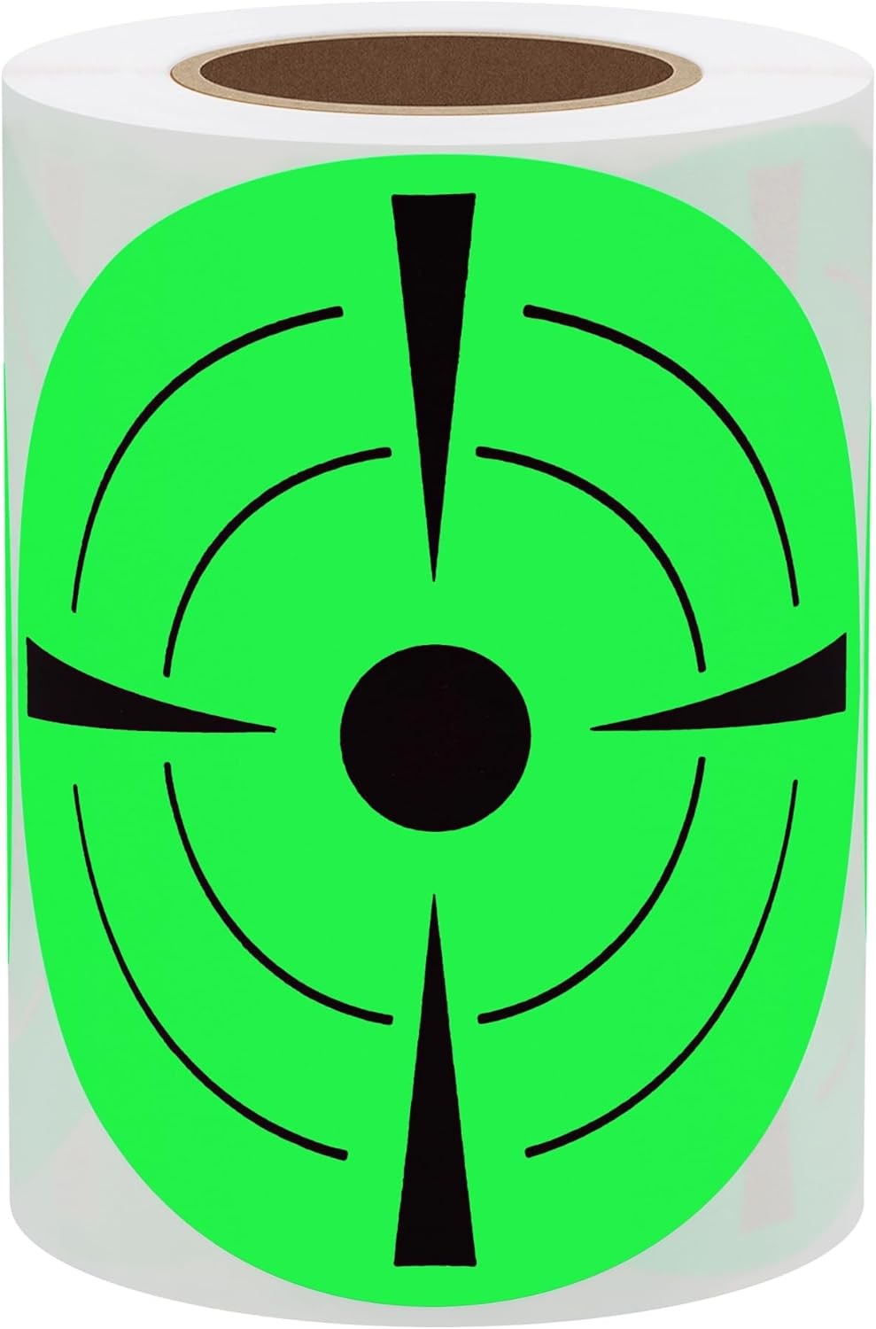 Hybsk Target Pasters 3 Inch Round Adhesive Shooting 3 inch, Fluorescent Green