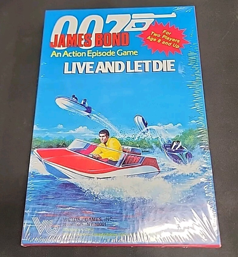 New James Bond 007 Live and Let Die Episode Game Box Set Sealed by Victory Games