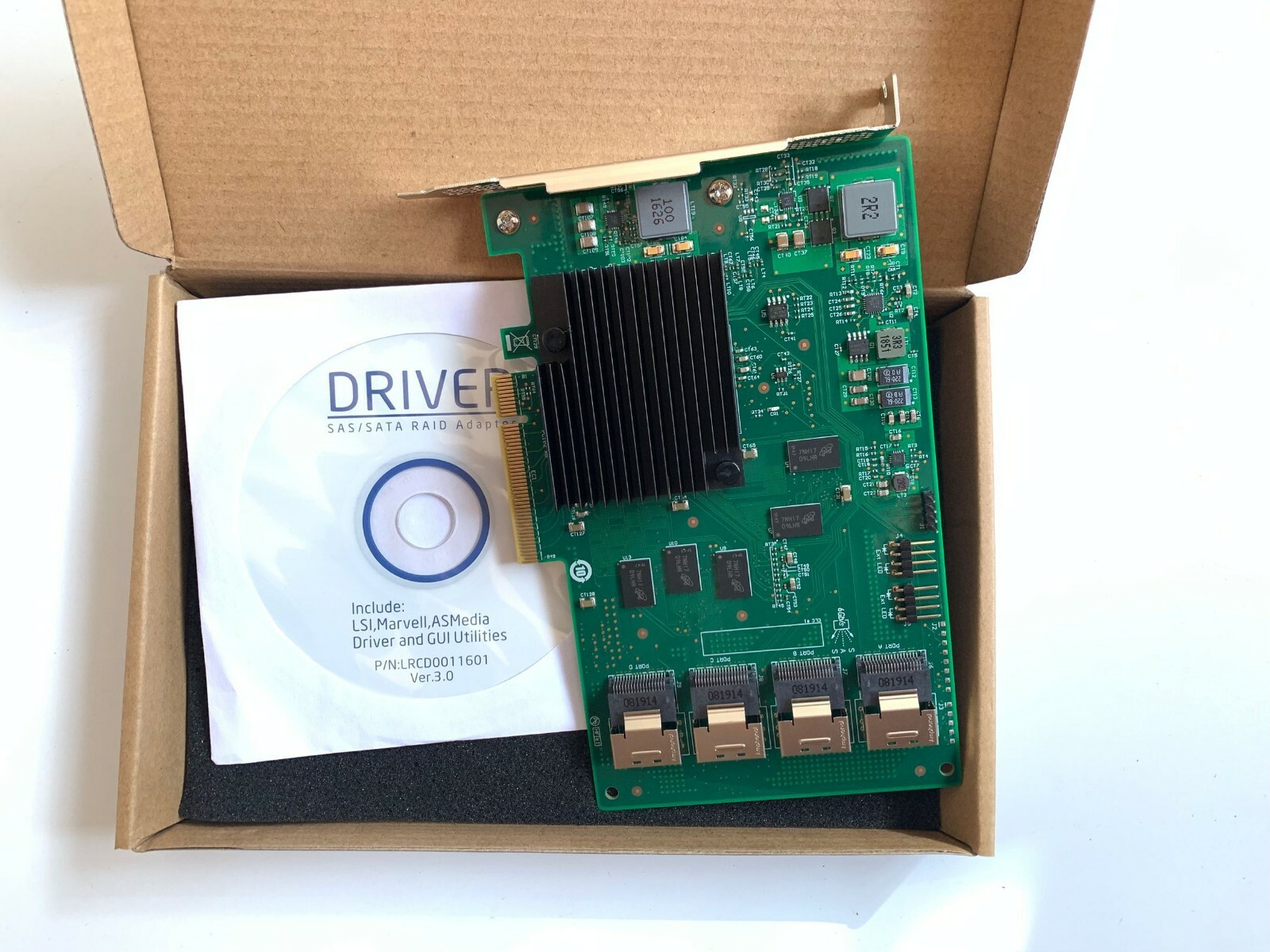 LSI OEM (9201-16i) PCI-Express 2.0 x8 SATA / SAS Host Bus Adapter Card