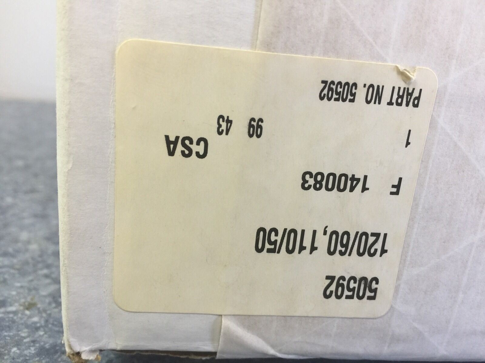 Castle 50592 Brass Valve 1” - NEW