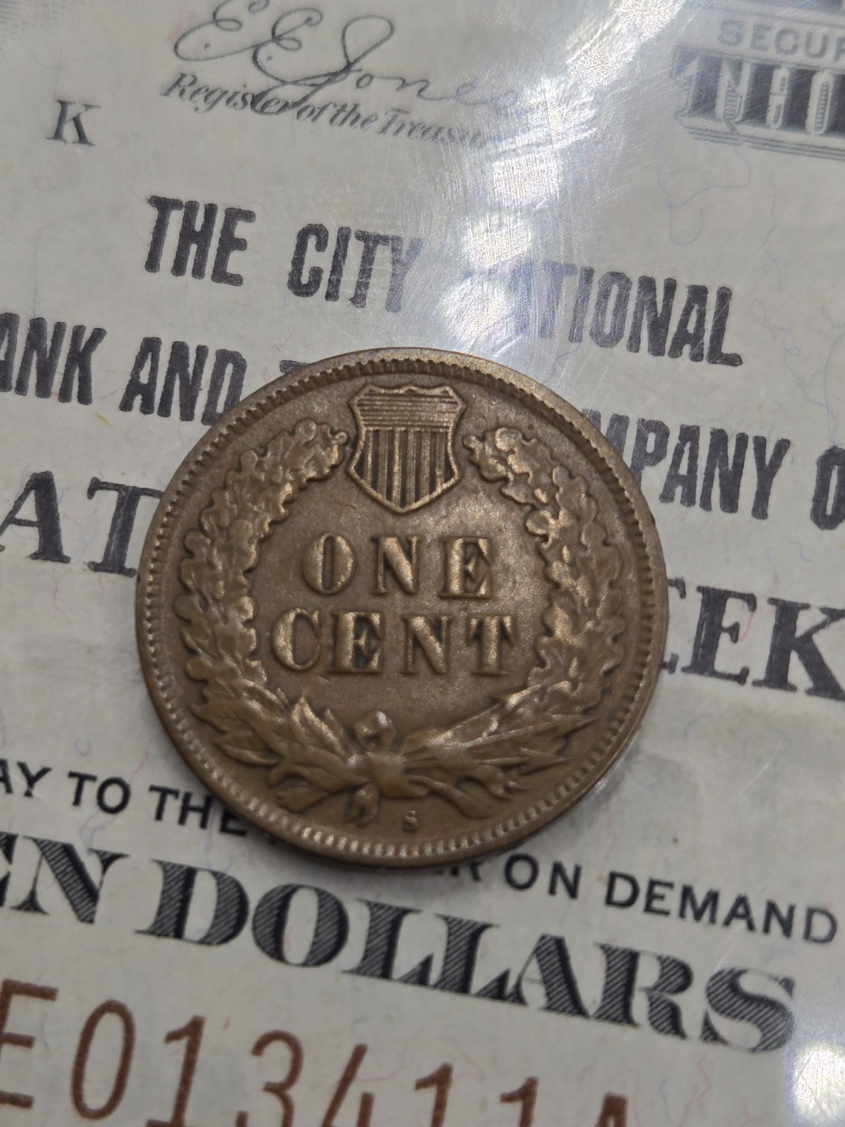 1908-S Indian Cent Nice Chocolate Brown AU- Nice Original Never Cleaned ☆ 970