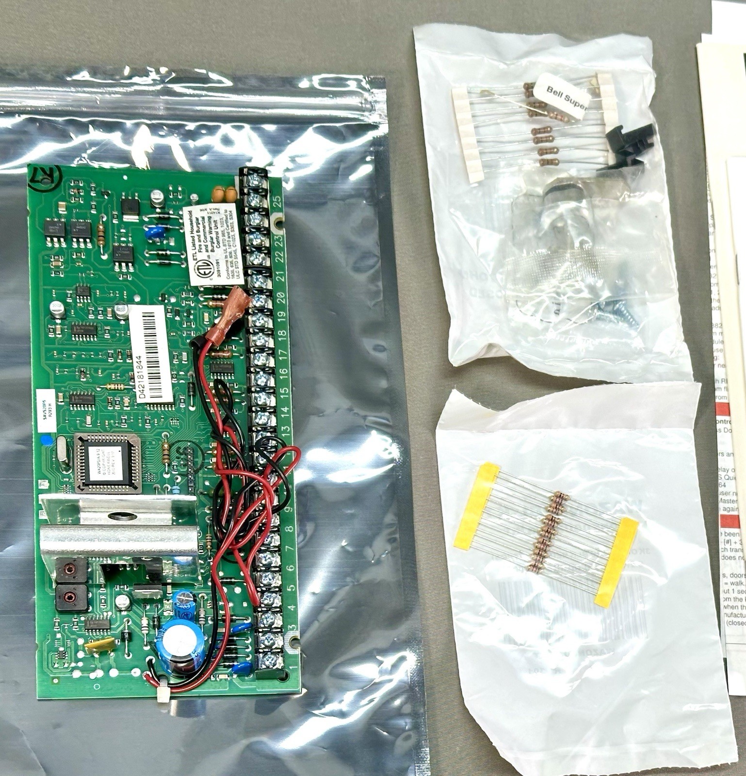 Honeywell Ademco Vista 20P Security Pnl Motherboard WA20PSIA-9.12 VISTA-20PSIA