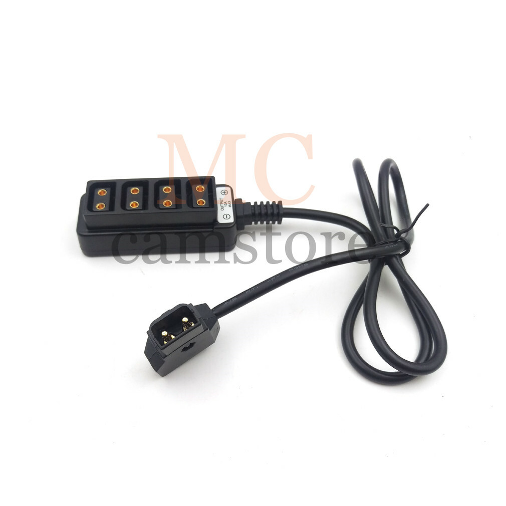 D-Tap ,1 to 4 D-tap male to 4x Female D-tap Power Splitter for Anton Battery 20"