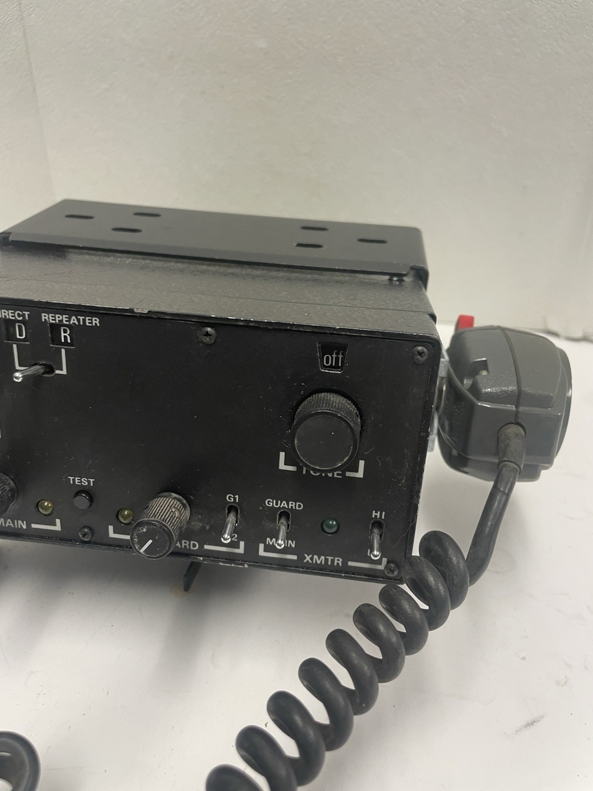 Wulfsberg Electronics C-100 Control Unit Transceiver Radio With Microphone