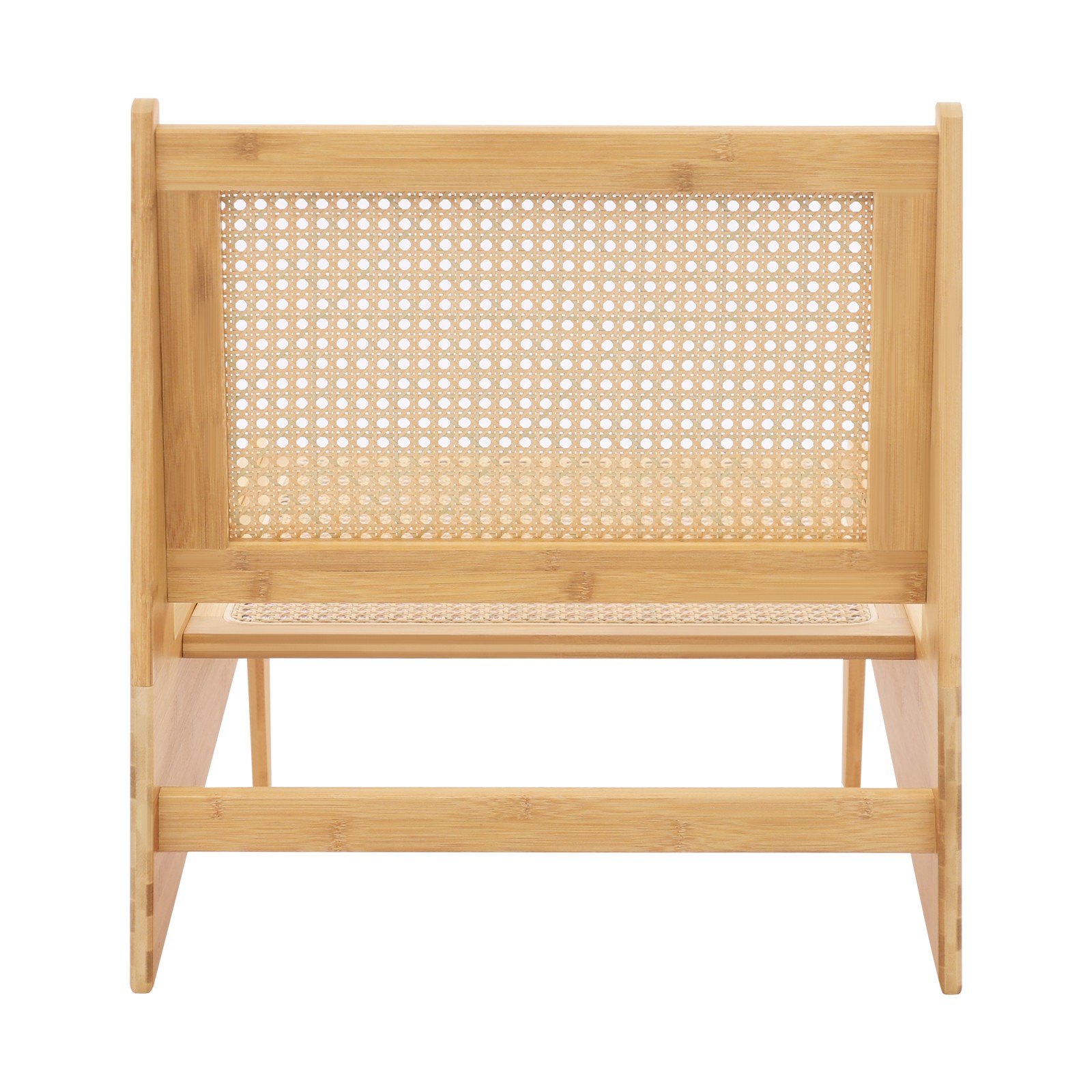 Home Bamboo Chair, Accent Chair, Comfy Bamboo Chairs, 53x64x58cm, Wood Color