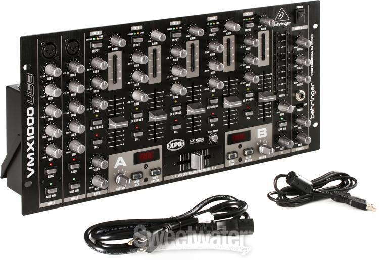 Behringer Pro Mixer VMX1000USB 5-channel DJ Mixer