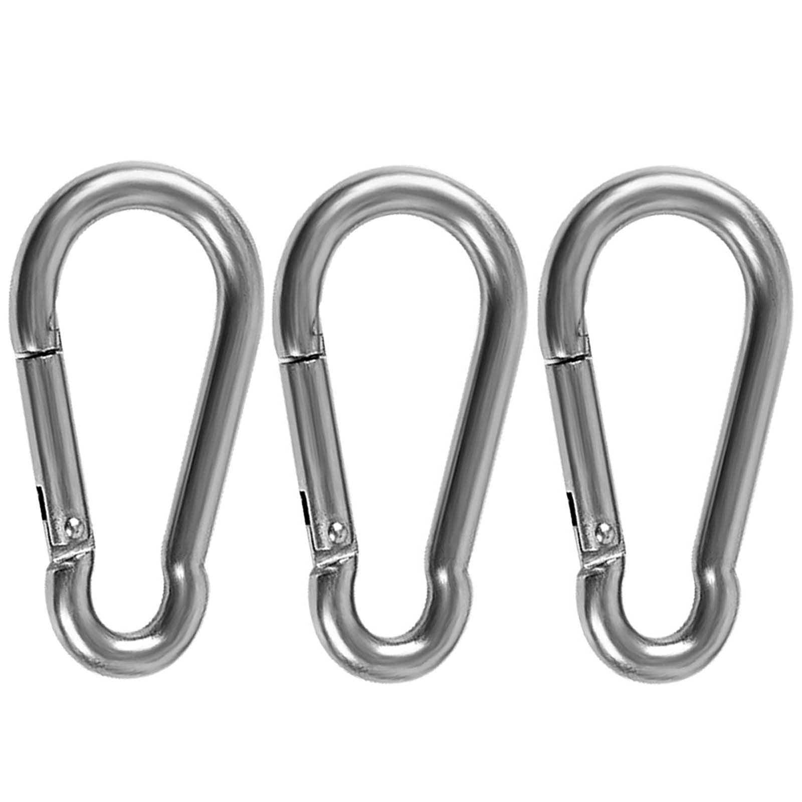 Cable Machine Accessories for Home Gym, 3.8 Inch Heavy Duty Steel Carabiner C...