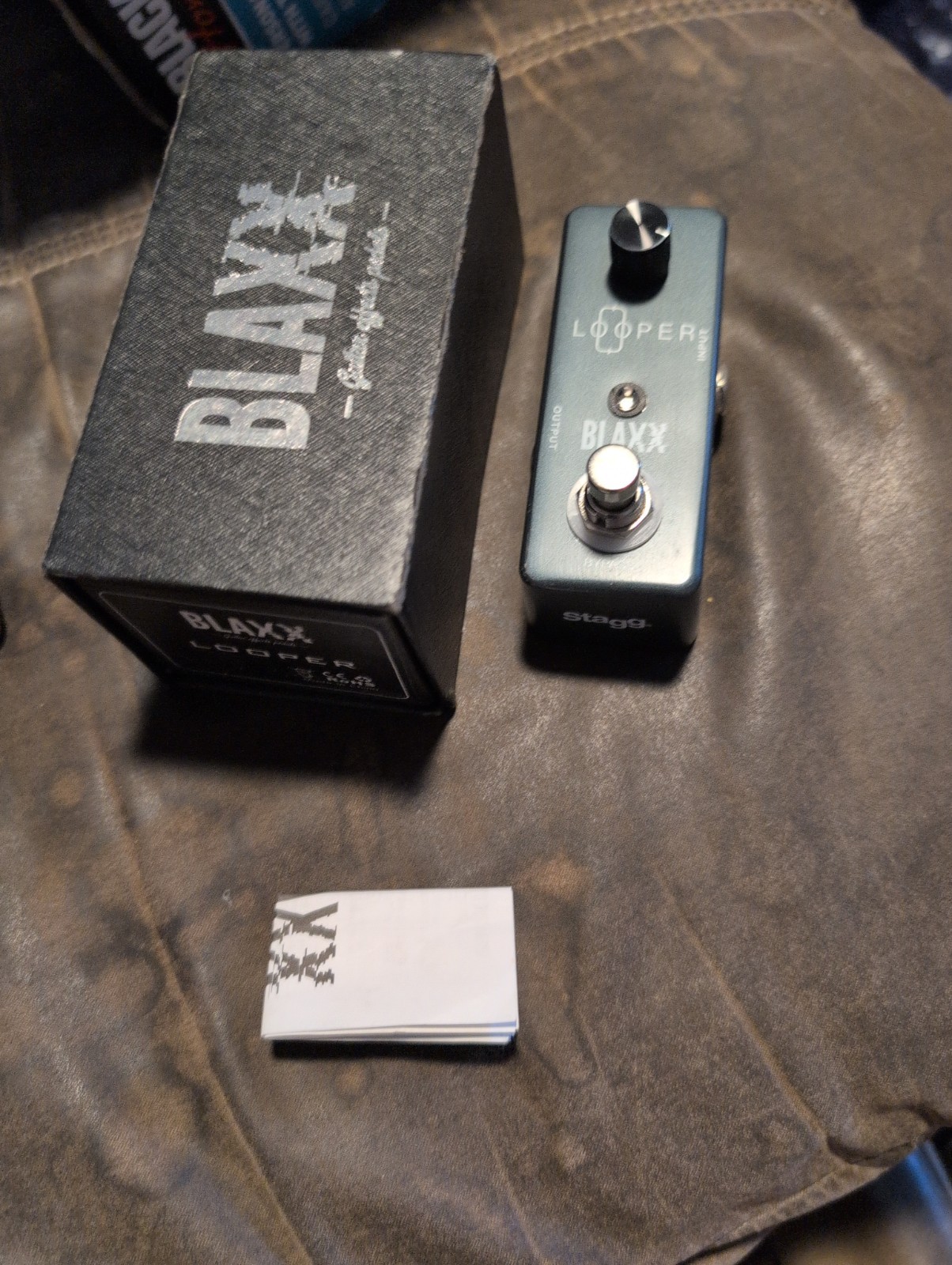 Stagg Blaxx Looper Pedal Guitar Effects Pedal Bass Effects Pedal FX Pedal Looper