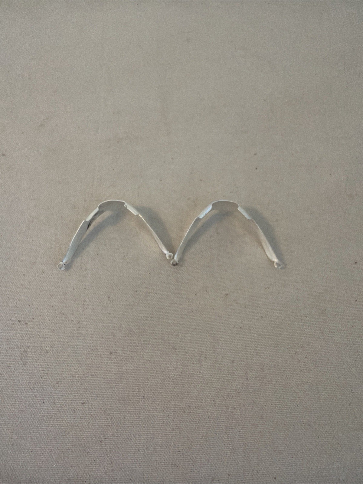 Silver Tone Solid Toe Cap NEW