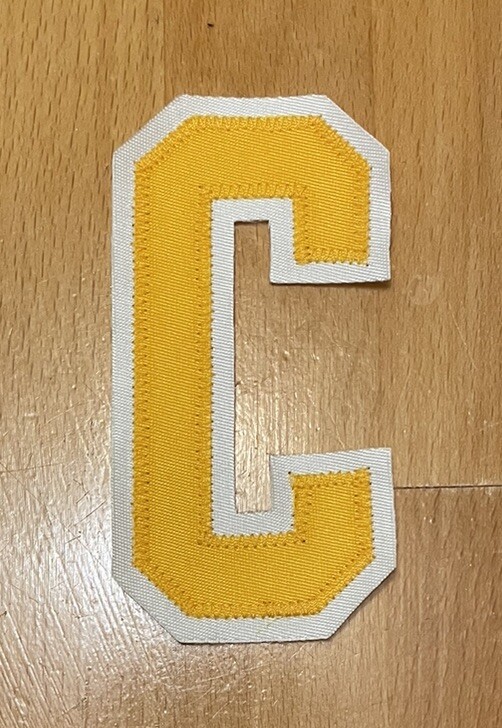 2017-present Pittsburgh Penguins home third black jersey captain C patch