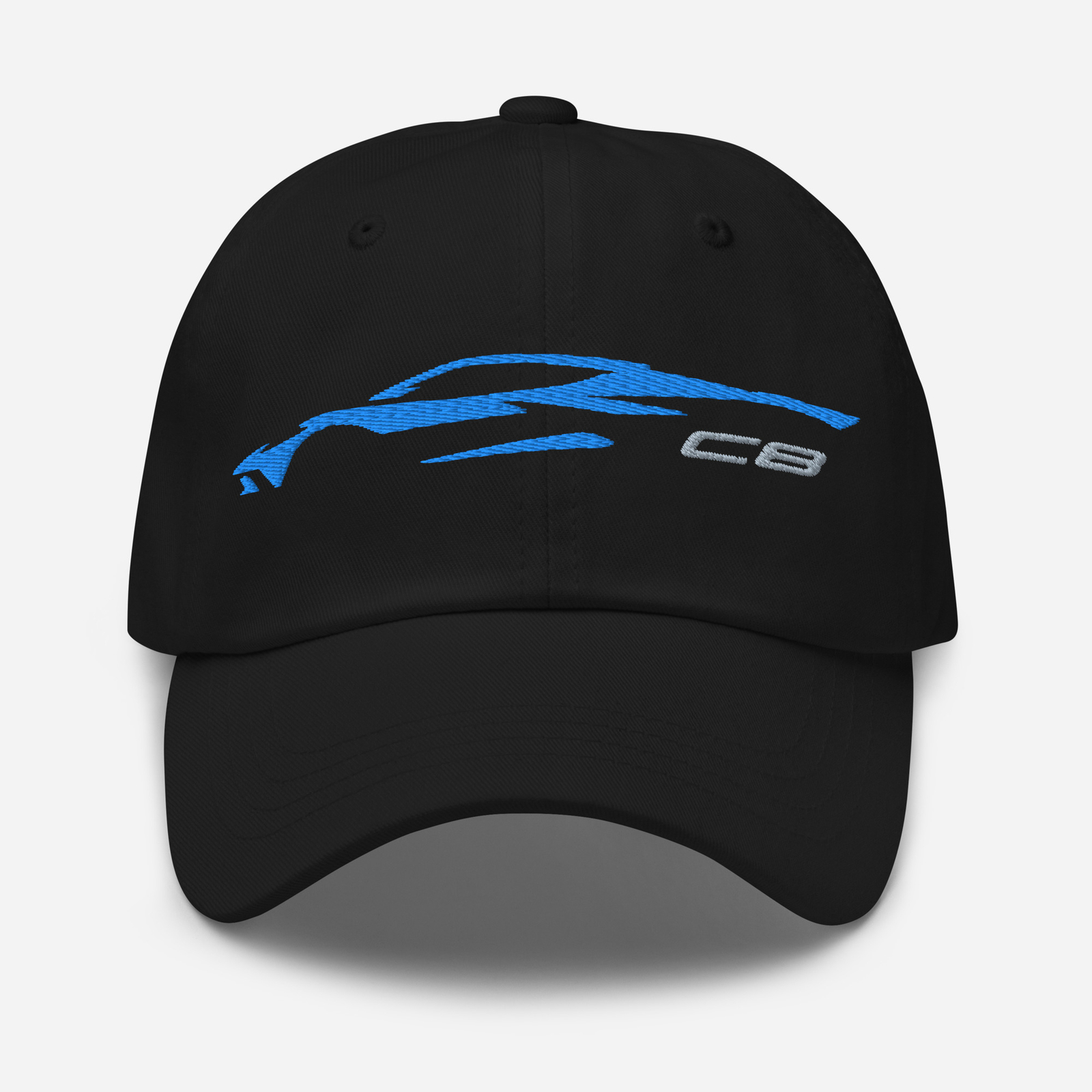 Dad Hat For Chevrolet Corvette C8 Rapid Blue 2022-2023 Car Fans Baseball Cap